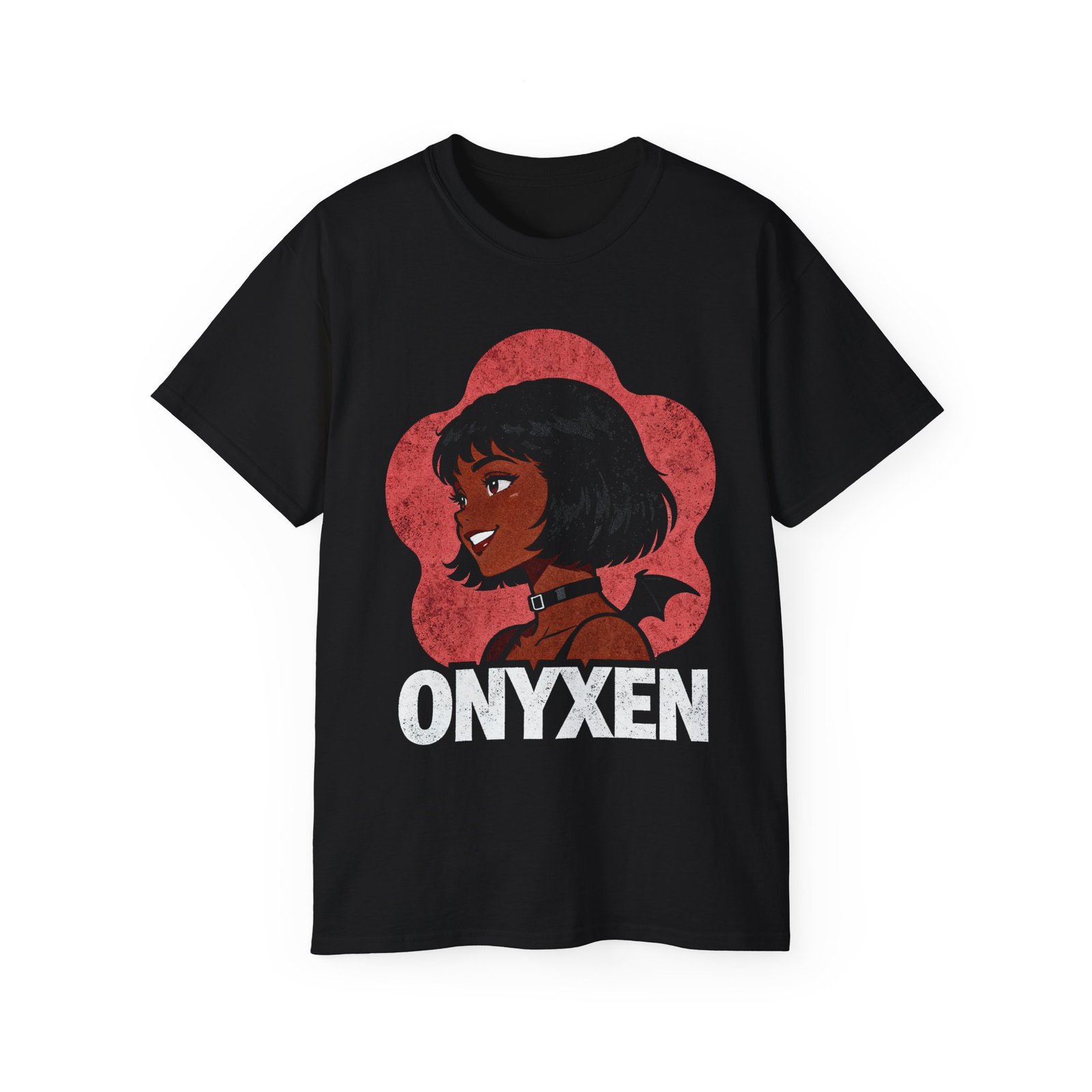 Yokai Girl Anime Tee - ONYXEN Black Anime Streetwear